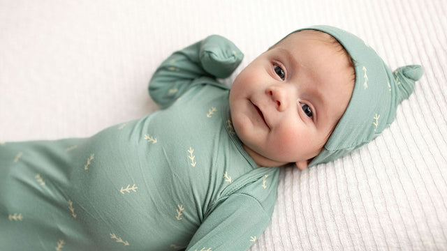 Baby in green — gender neutral baby names