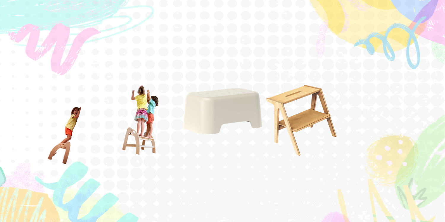Best step stools and learning towers for toddlers featuring wooden kitchen helpers and bathroom stools