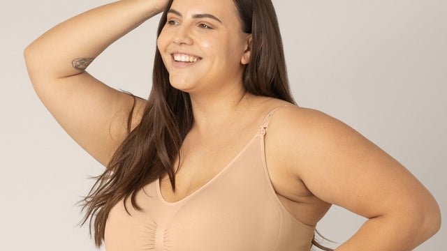 Model wearing the Simply Sublime nursing bra
