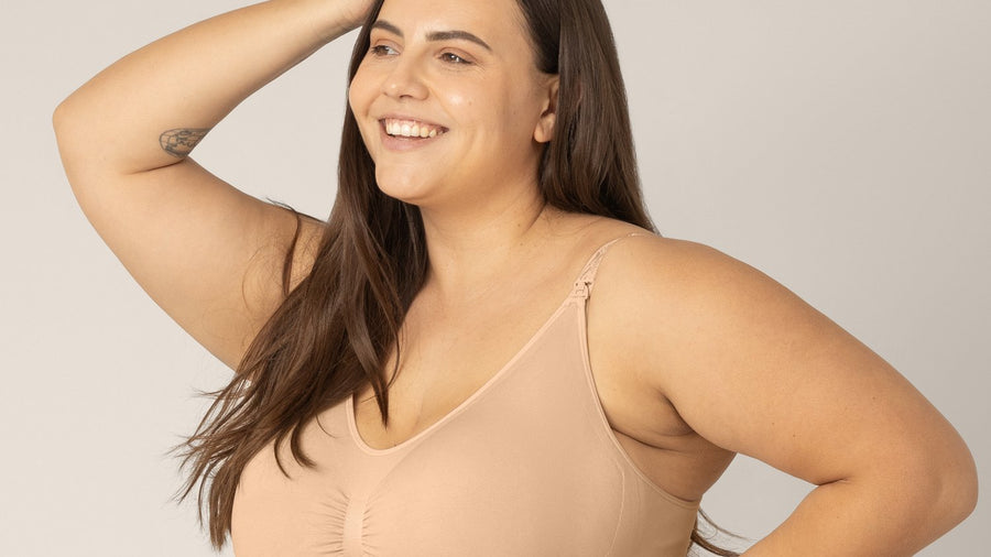 Model wearing the Simply Sublime nursing bra