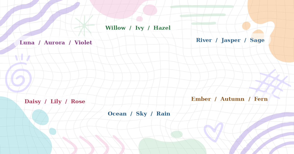 Nature Baby Names: Earth-Inspired Names for 2026