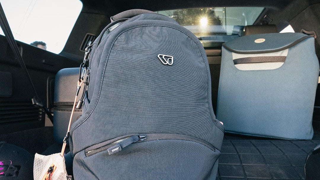 Car seat installed for a road trip