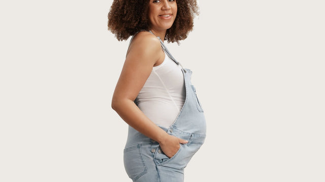Pregnant belly close up