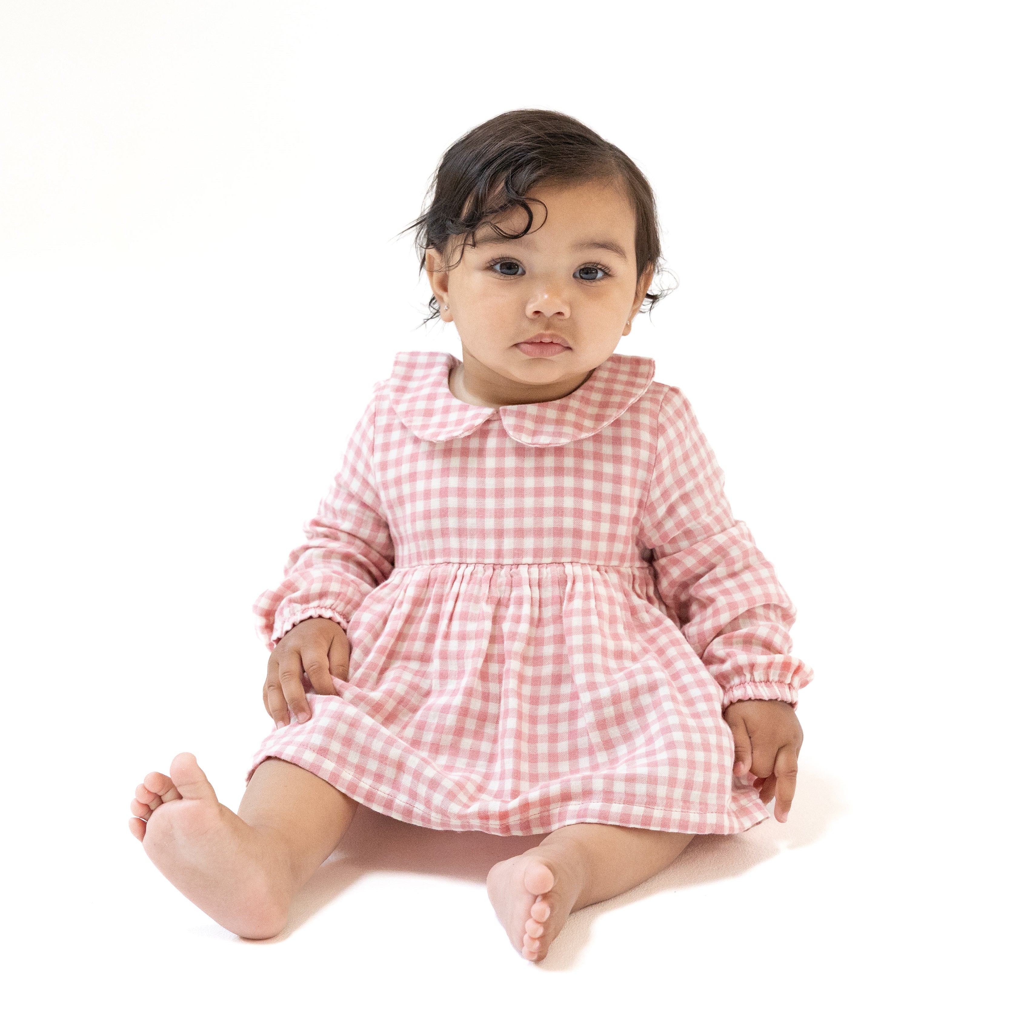 Peter Pan collar bubble dress lifestyle