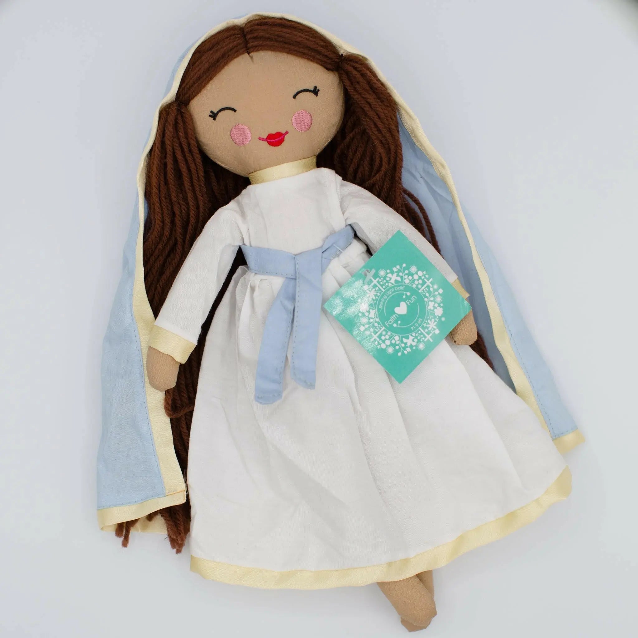 Blessed Mother rag doll styled