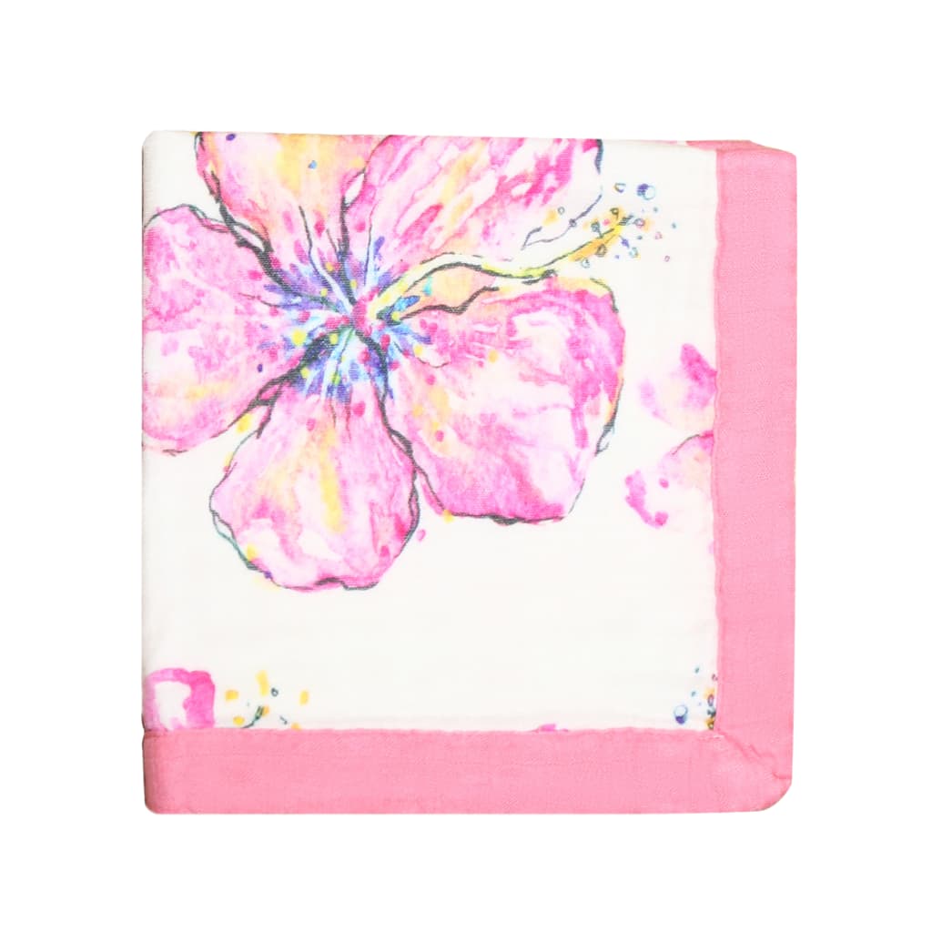 Coco Moon Hibiscus Kiss security blanket