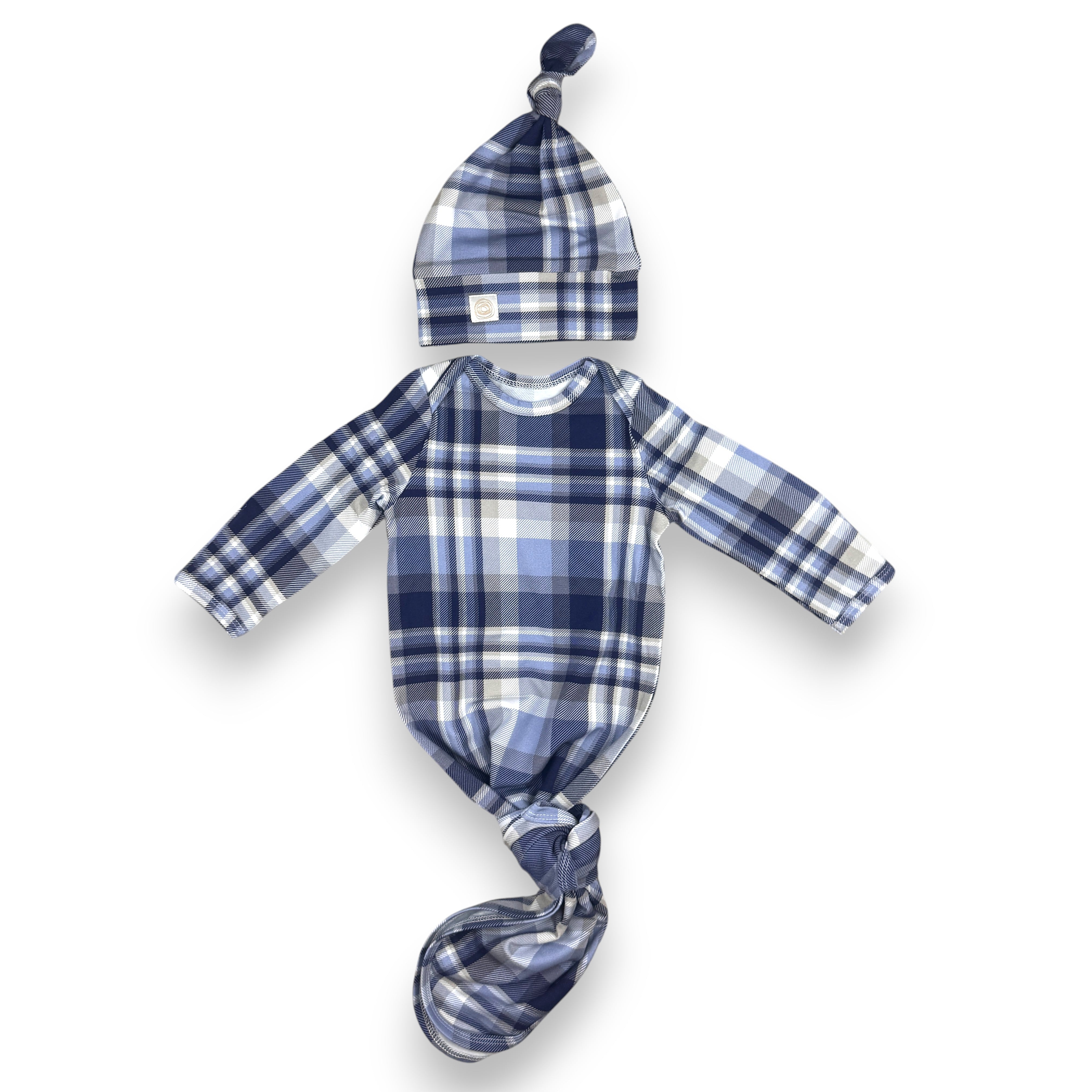 A Newborn Nest Jackson knotted gown