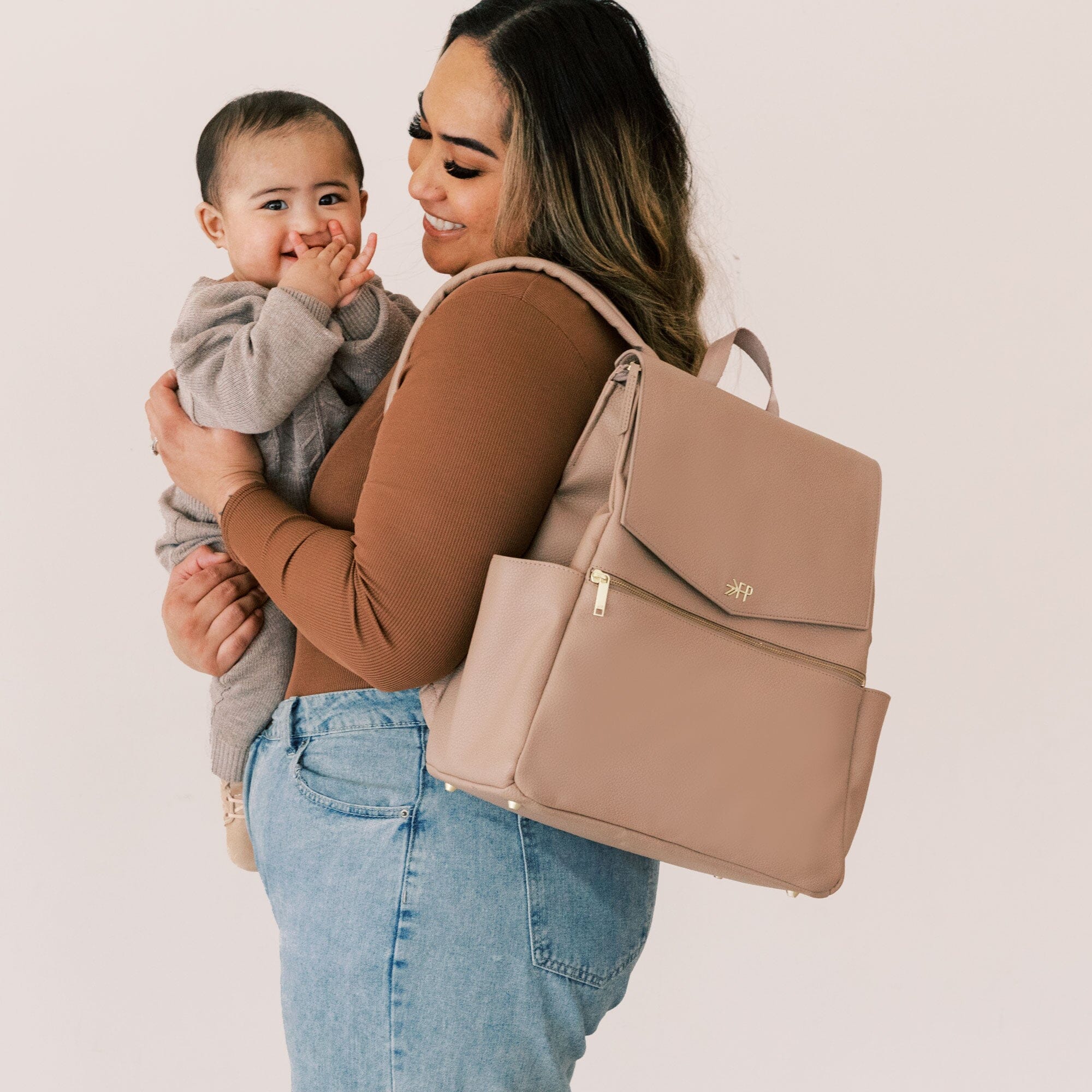 Freshly Picked Fig diaper bag lifestyle