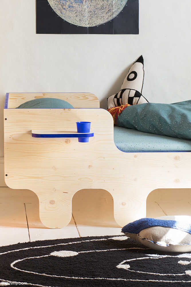 Lorena Canals Rocket Cushion in nursery