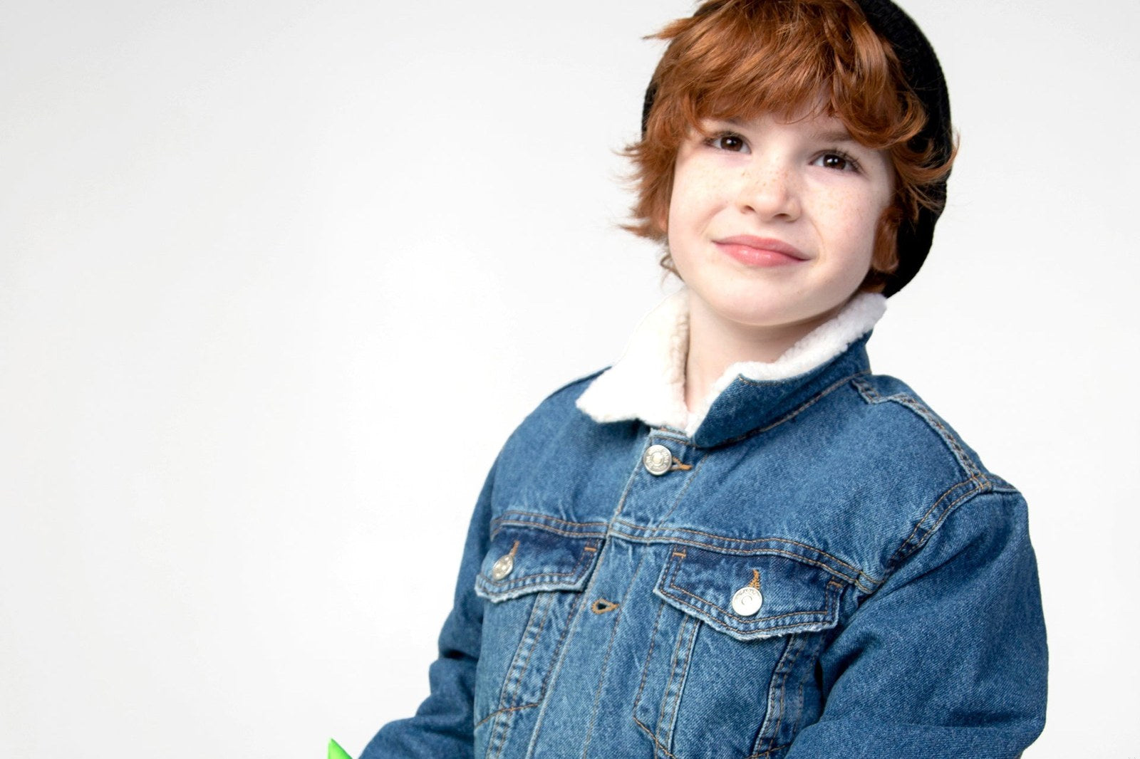 Child with winter accessories