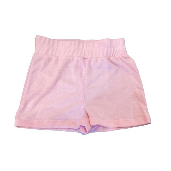 Tweenstyle By Stoopher - Baby Pink Hacci Wide Waist Short