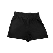Tweenstyle By Stoopher - Black Hacci Wide Waist Short