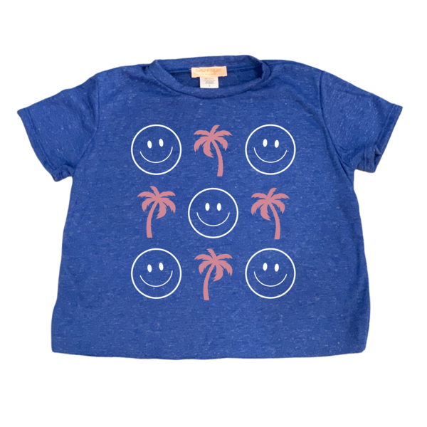 Tweenstyle By Stoopher - Palm Trees & Smiles Boxy Tee