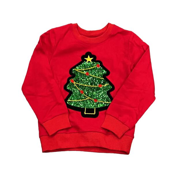 Tweenstyle By Stoopher - X-mas Tree - Red Crewneck Sweatshirt