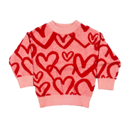Tweenstyle By Stoopher - Big Hearts Crewneck Sweater