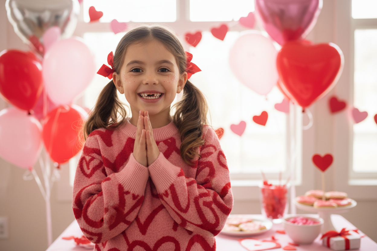 Tweenstyle By Stoopher - Big Hearts Crewneck Sweater