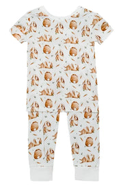 Vintage Bamboo Bunny Pajamas
