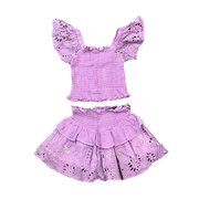 Tweenstyle By Stoopher - Light Purple Eyelet Set