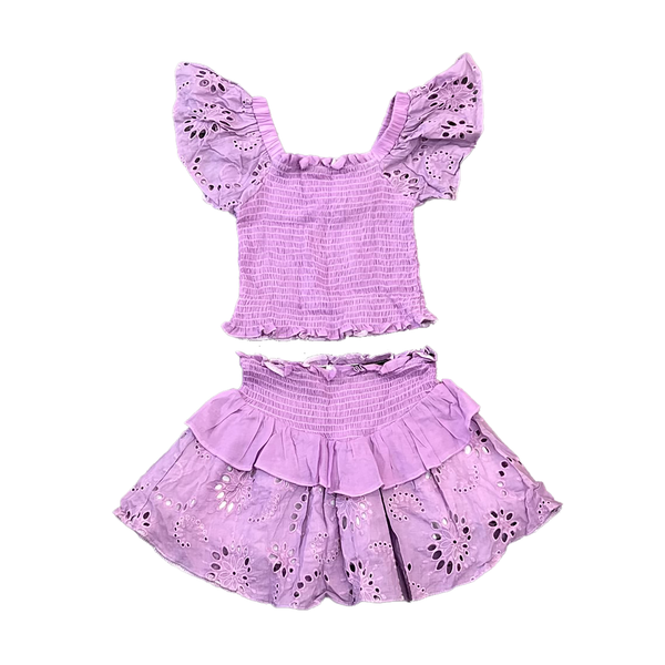 Tweenstyle By Stoopher - Light Purple Eyelet Set