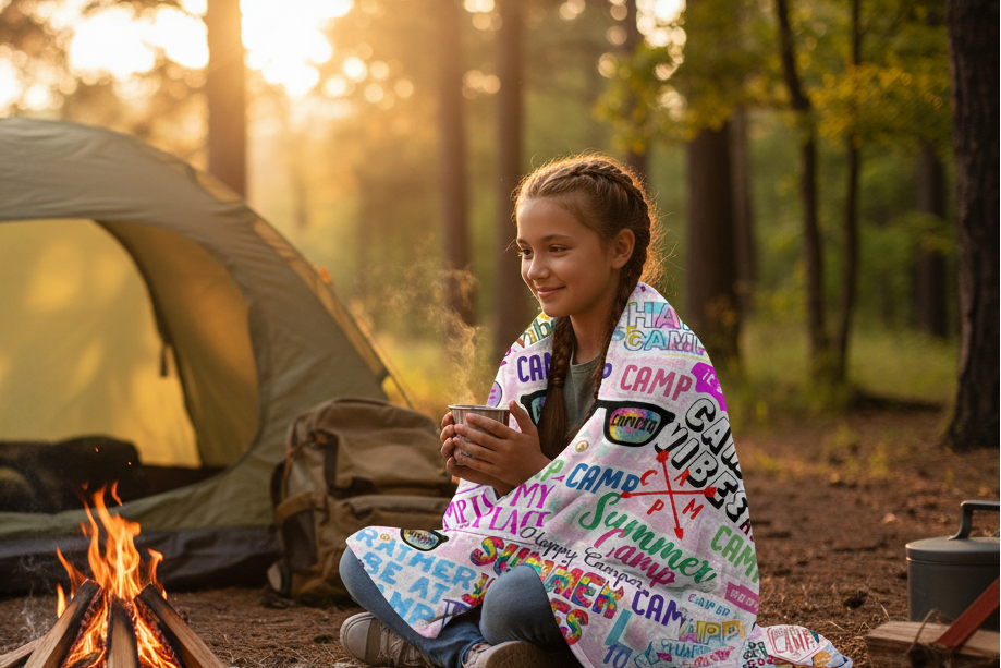 Tweenstyle By Stoopher - Blanket - Happy Camper