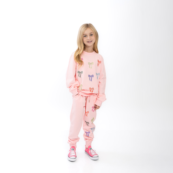 Tweenstyle By Stoopher  - Sparkle Bow Sweatsuit