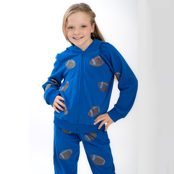Tweenstyle By Stoopher - Royal Football Sweatsuit