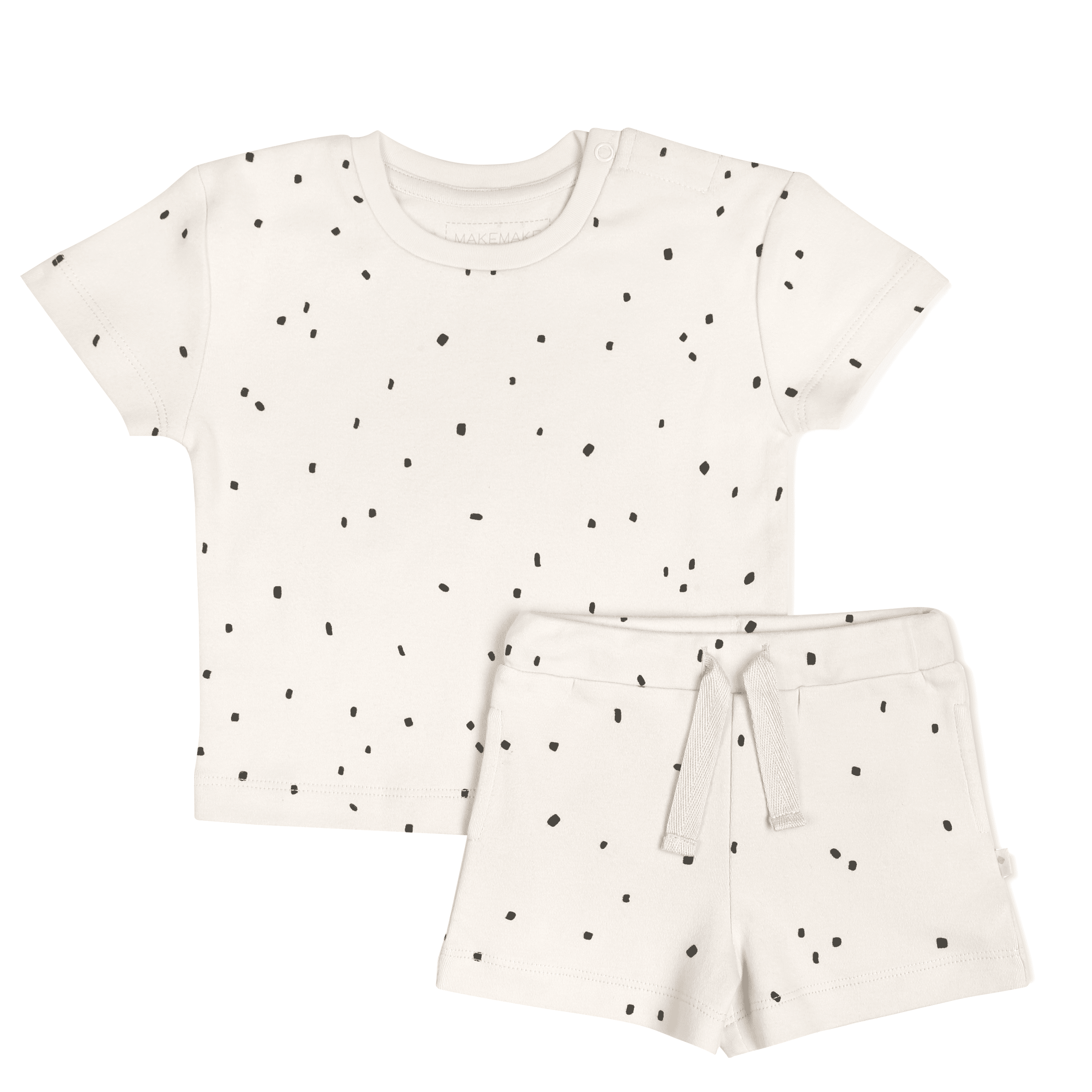 Organic Tee And Shorts Set - Pixie Dots