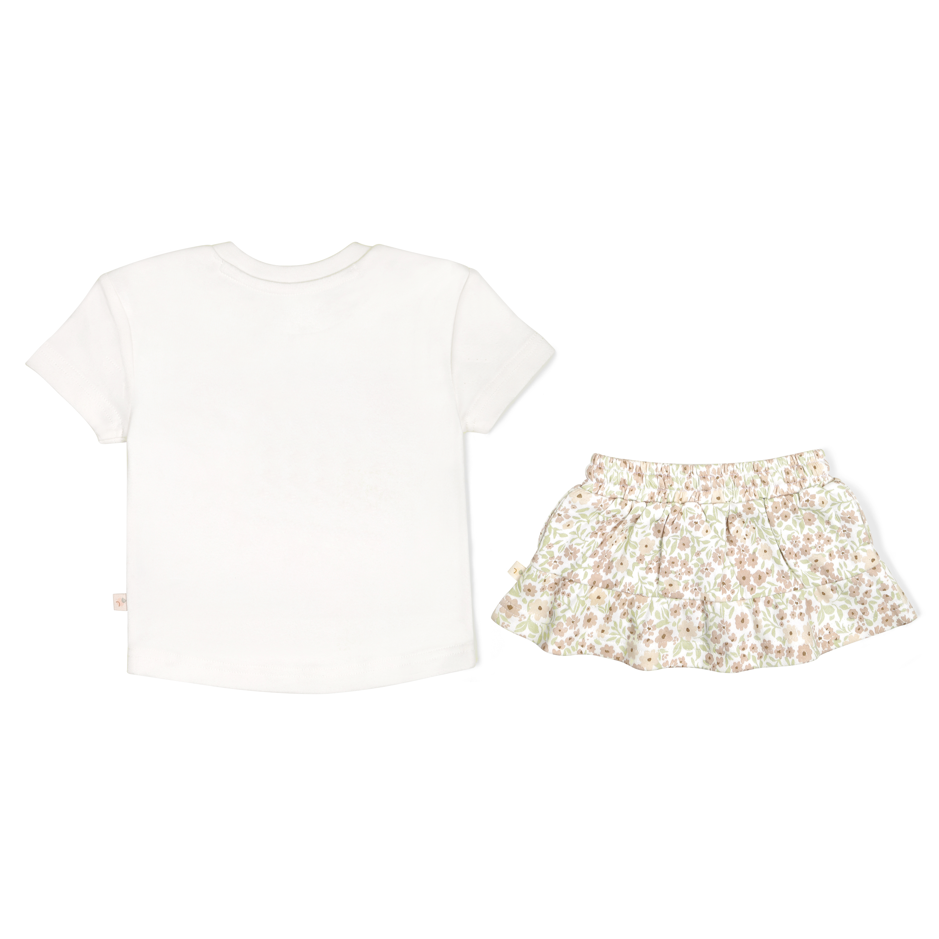 Boxy Tee And Skort Set - Summer Floral