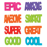 Positive Attitude Erasers - 24 Per Bag