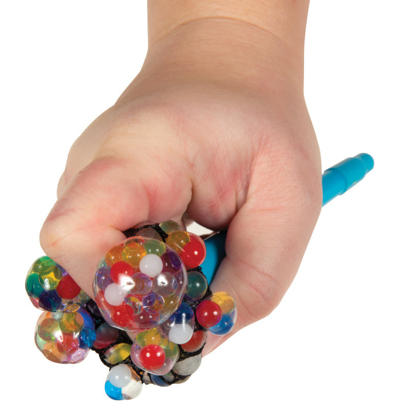Rainbow Mesh Ball Pens - 12 Per Display