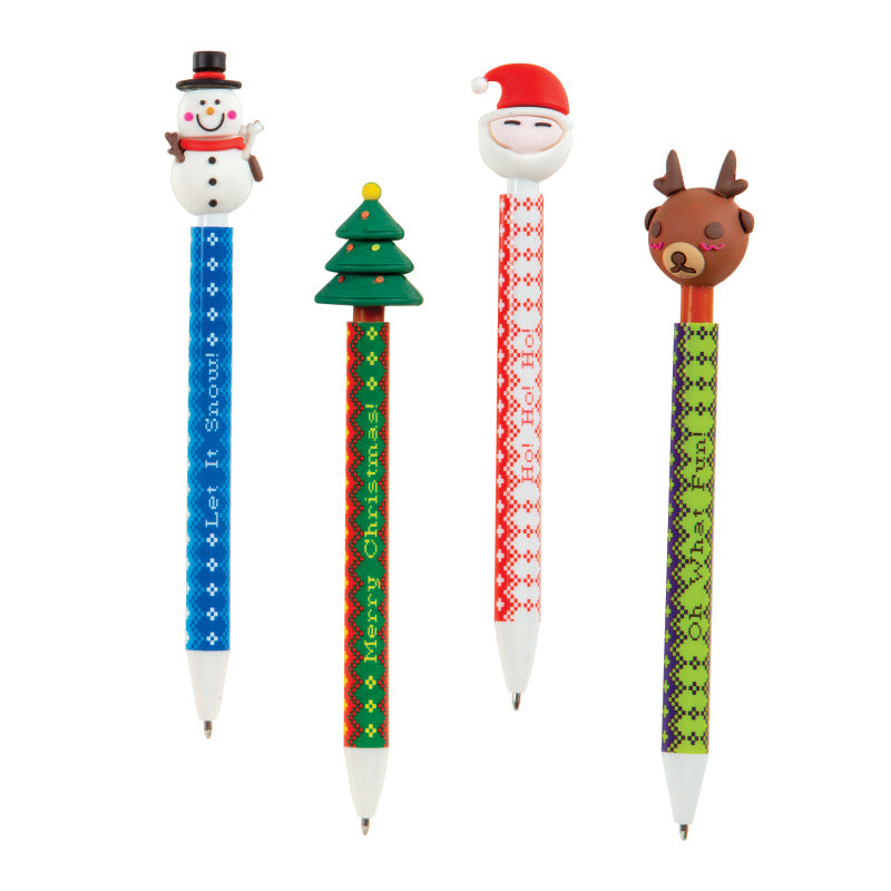 Ugly Sweater Christmas Pens - 12 Per Tub