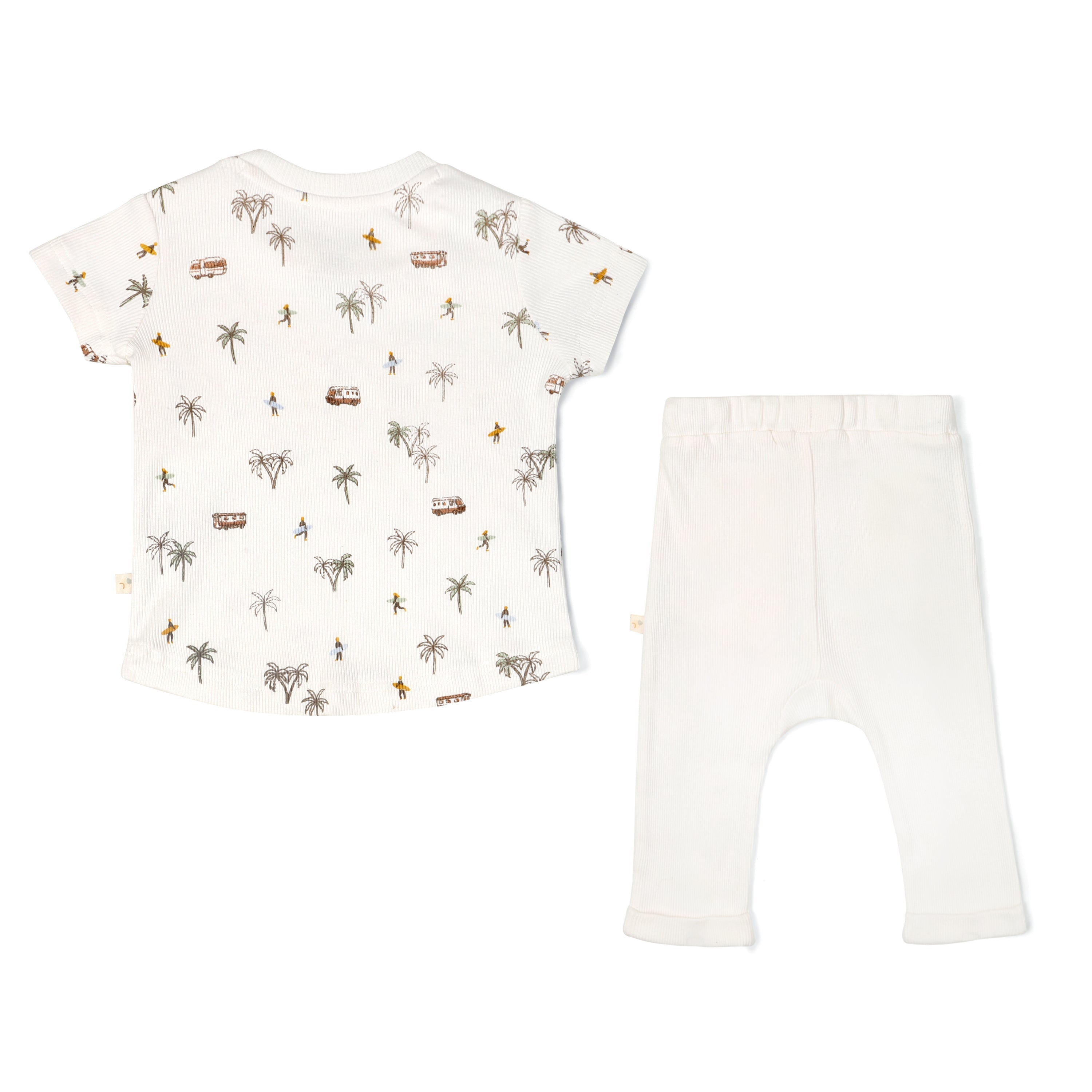 Organic Tee & Pants Set - Malibu