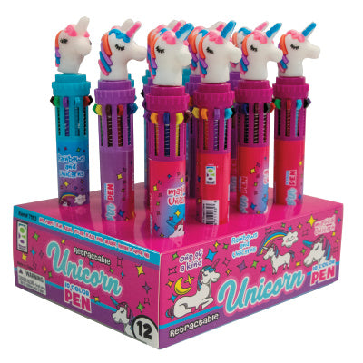 Unicorn 10 Color Pen - 12 Per Display