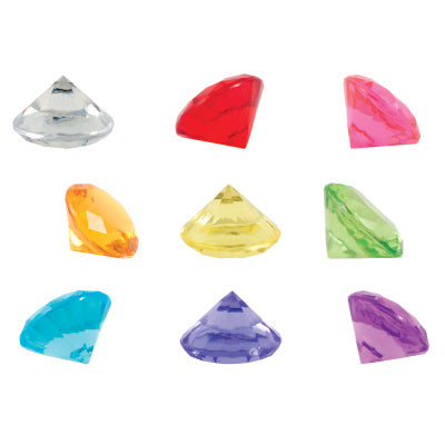 Plastic Diamond Sortable Toys - 250 Per Bag