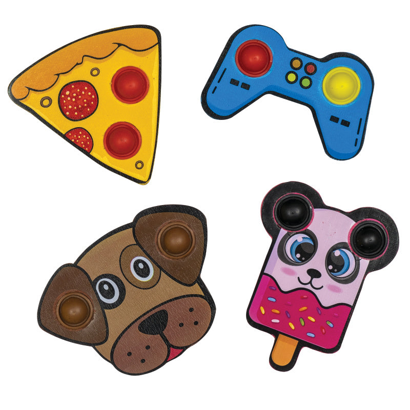 Pop N Erasers - 24 Per Display