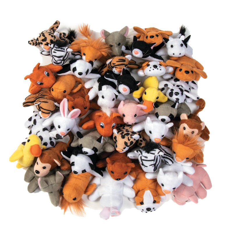 Plush Animal Assortment - 50 Per Bag