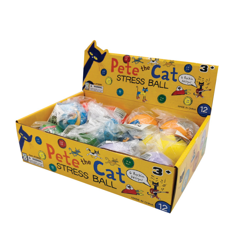 Pete The Cat Stress Ball - 12 Per Display