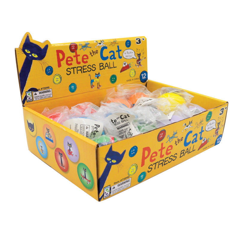 Pete The Cat Stress Ball - 12 Per Display