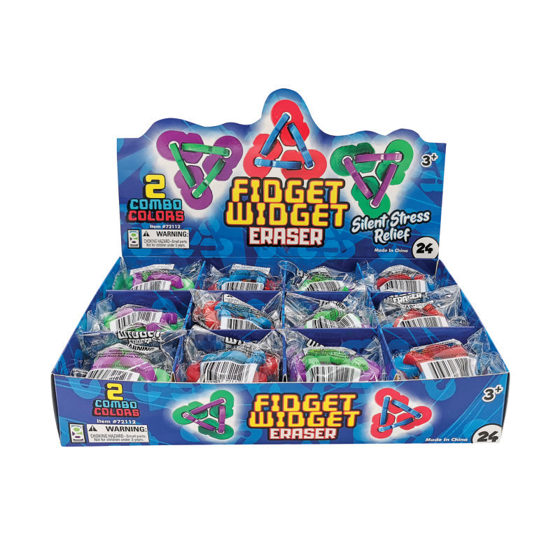 Fidget Widget Eraser - 24 Per Display