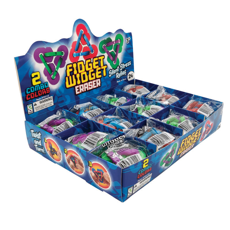Fidget Widget Eraser - 24 Per Display