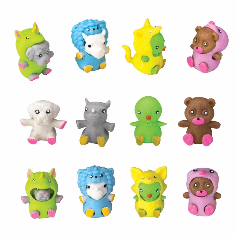 Snuggle Wuggles Erasers - 24 Per Display