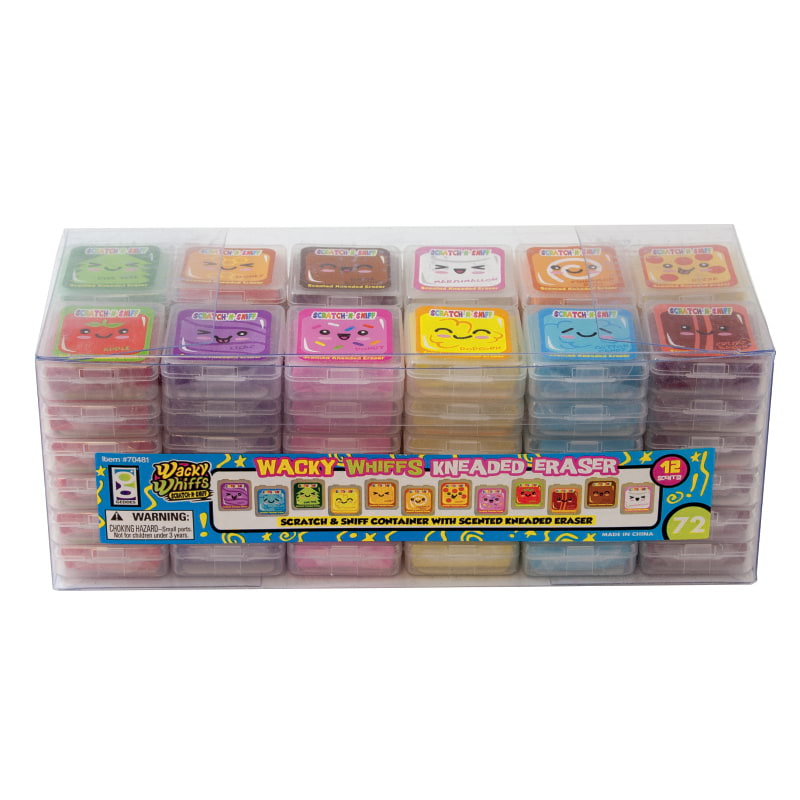 Wacky Whiffs Scented Kneaded Erasers - 72 Per Display