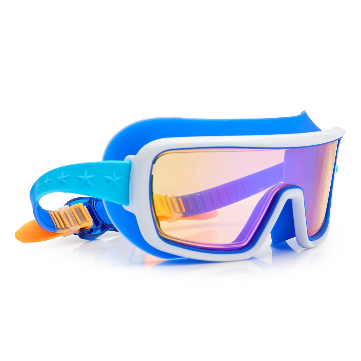 Nanobot Navy Prismatic Kids' Swim Goggles