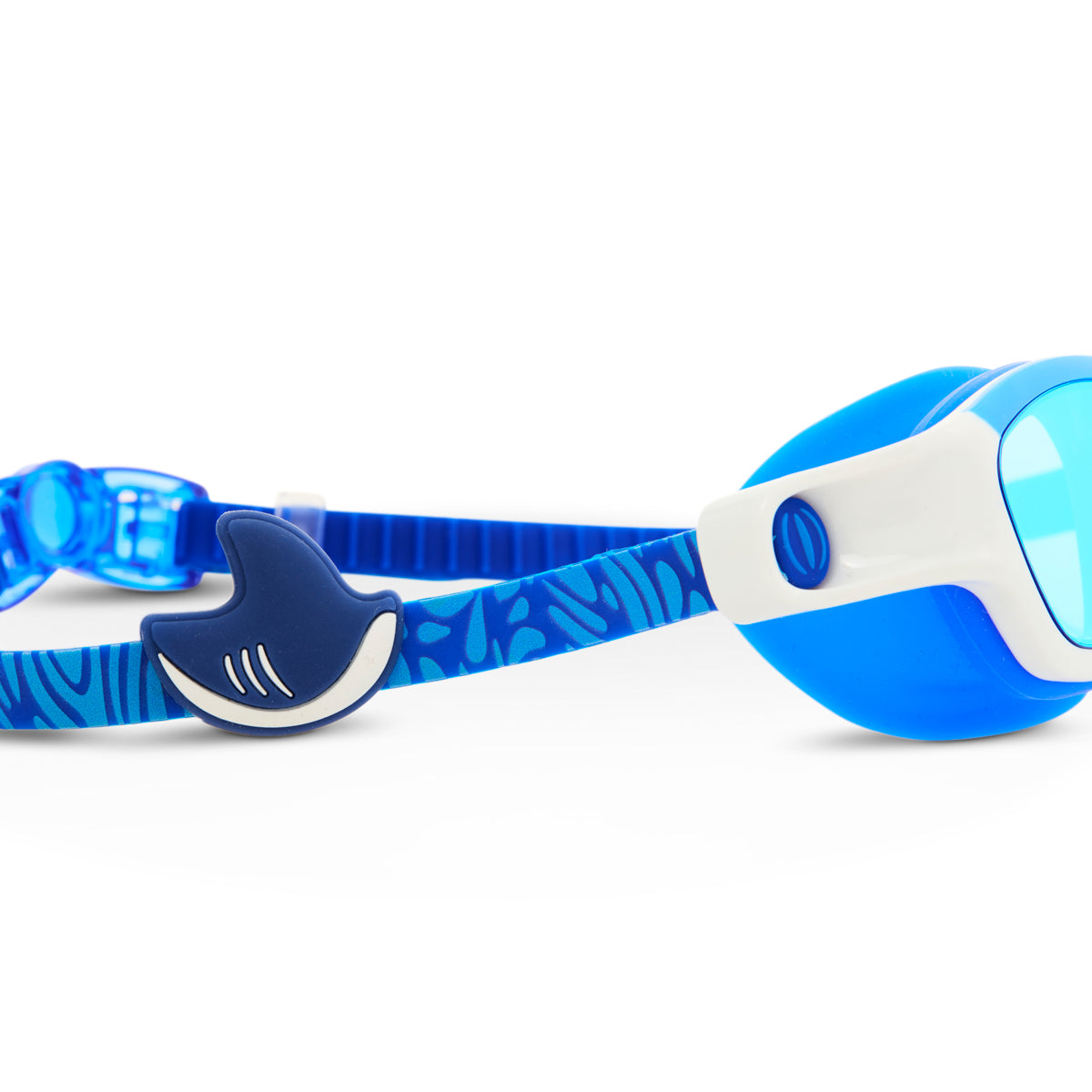 Oceanic Blue Short Fin Shark Boy Kids' Swim Goggles