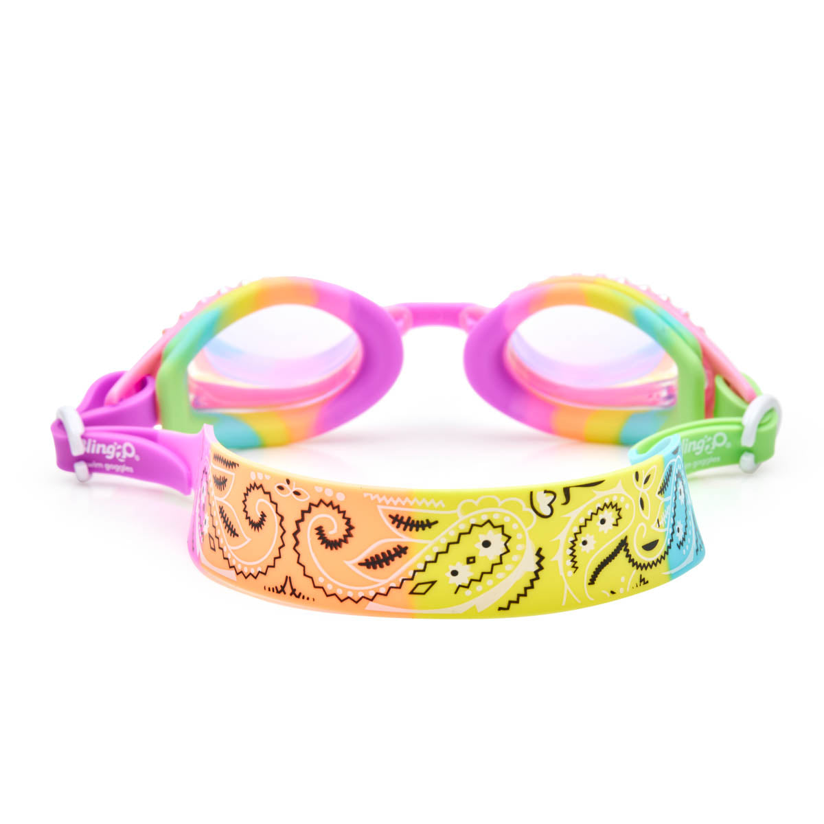 Bubble Bath Pink Bandana Kids' Swim Goggles