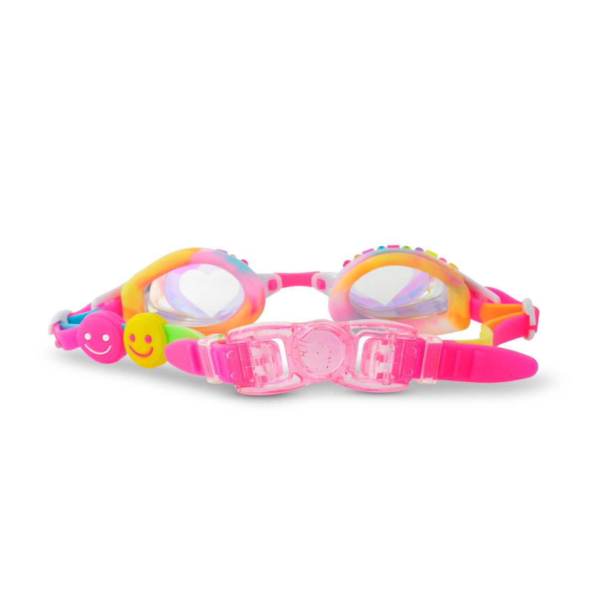 Positively Pink Smile Girl Kids' Swim Goggles