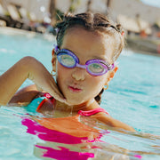 Purple Nail Polish Splash Lash Kids' Swim Goggles