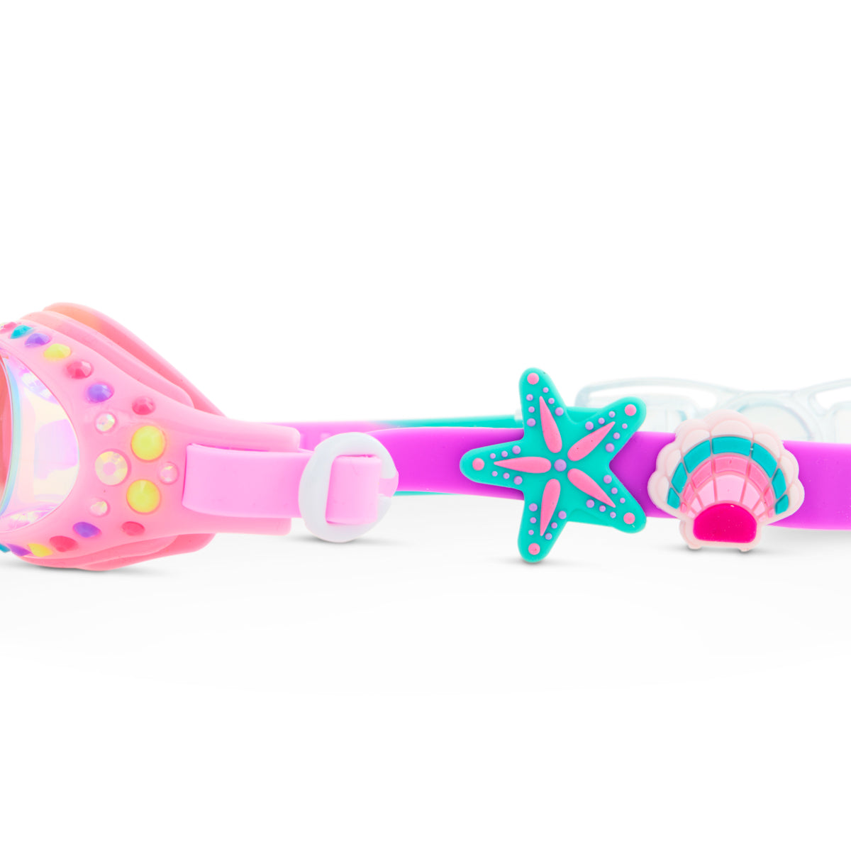 Pink Paradise Tropical Getaway Girl Kids' Swim Goggles