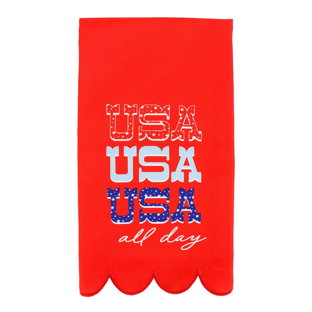 Usa All Day Patriotic Cotton Tea Towel
