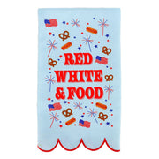Red, White, & Food Patriotic Cotton Tea Towel